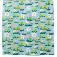 Frogs and Lily Pads Cute Custom
