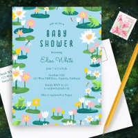 Frogs and Lily Pads Cute CUSTOM BABY SHOWER