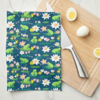 Frogs and Lily Pads Cute Custom