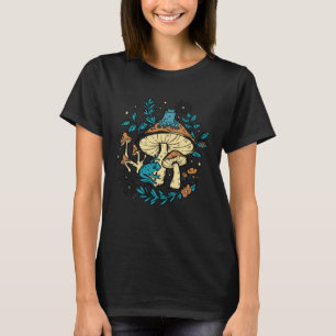 Frogs and Mushrooms Cottage Core T-Shirt