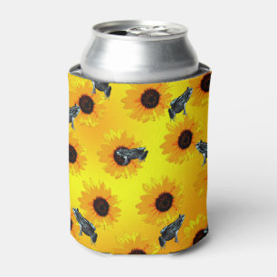 Frogs And Sunflowers, Can Cooler