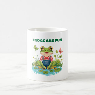 frogs are fun coffee mug