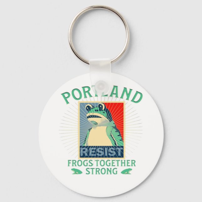 Frogs Classic Keychain (Front)