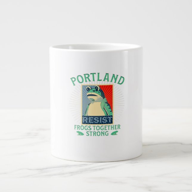 Frogs Classic Large Coffee Mug (Front)