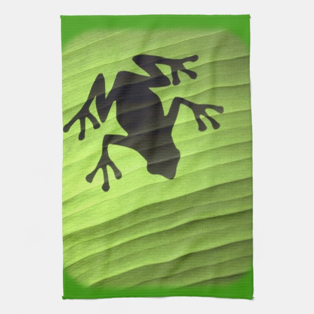 Frogs design Kitchen Towel (Vertical)