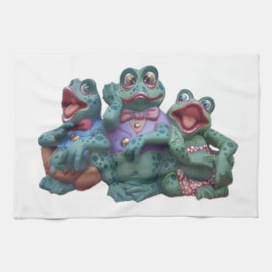 Frogs Design Kitchen Towel