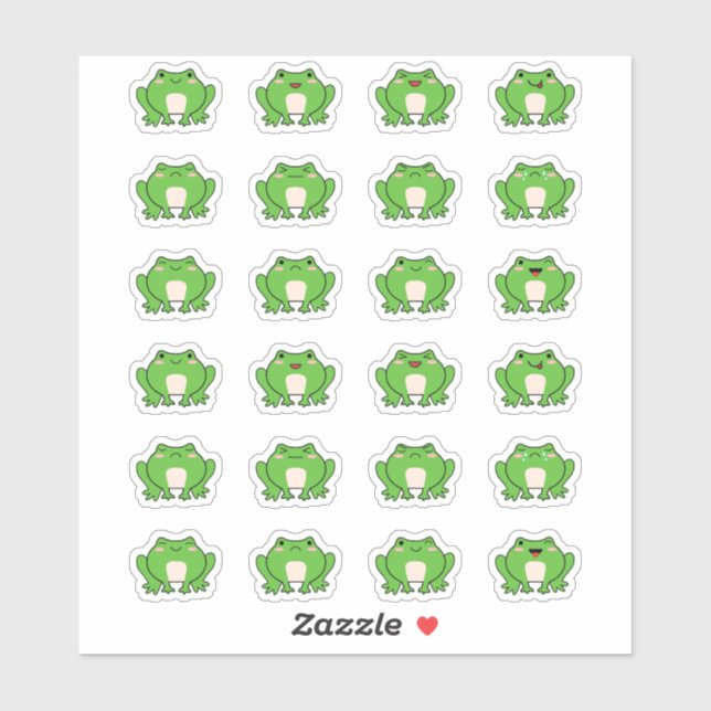 Frogs Emotional Expressions Mood Tracking Planner (Sheet)