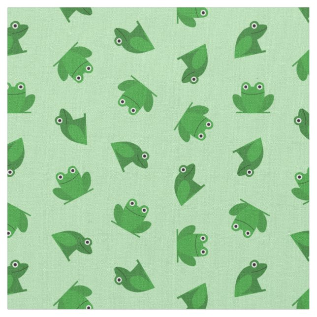 Frogs Fabric (Close Up)
