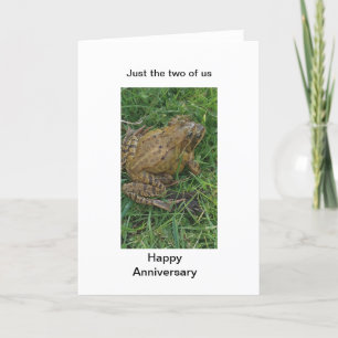 Frogs Happy Anniversary Card
