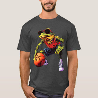 Frogs Joueur de basket / T-shirt grenouille de bas