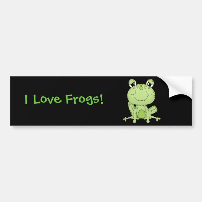Frogs Lover Products Bumper Sticker (Front)