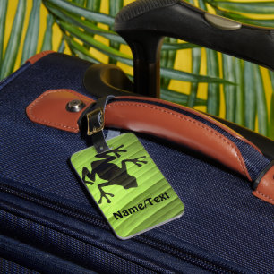 Frogs Luggage Tag