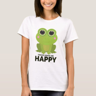 Frogs Make Me Happy T-Shirt