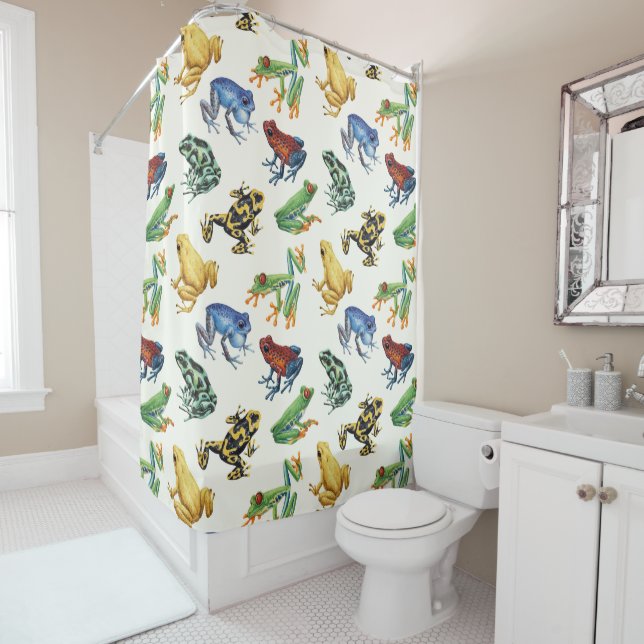 Frogs on natural white (In Situ)