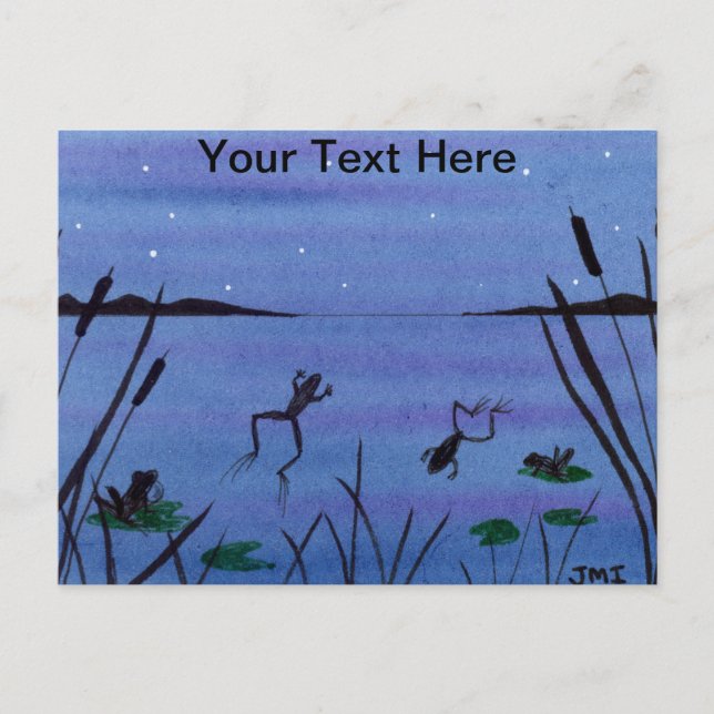Frogs Postcard (Front)