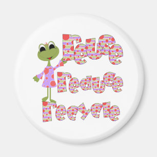 Frogs Reuse Reduce Recycle Magnet