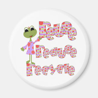 Frogs Reuse Reduce Recycle Magnet