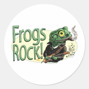 Frogs Rock ! Autocollant