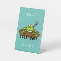 Frogs rule funny green frog cartoon