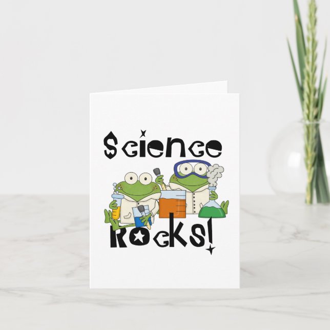 Frogs Science Rocks Card (Front)