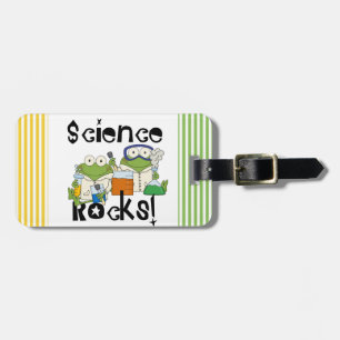 Frogs Science Rocks Luggage Tag