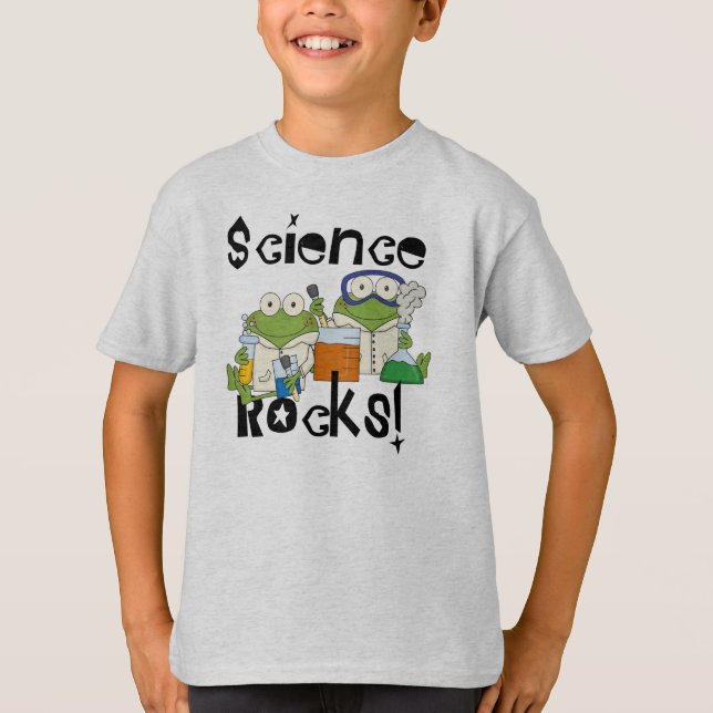 Frogs Science Rocks T-Shirt (Front)