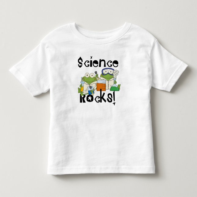 Frogs Science Rocks Toddler T-shirt (Front)