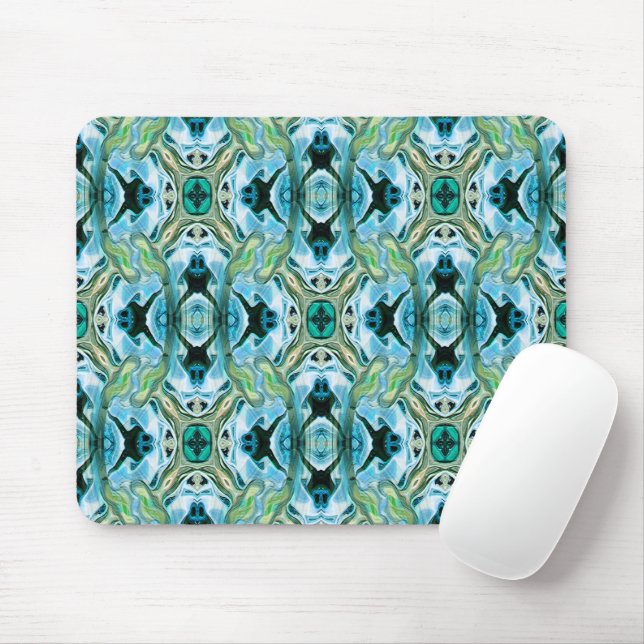 Frogs swimming.... mouse pad (With Mouse)