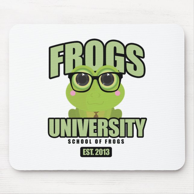 Frogs University Mouse Pad (Front)