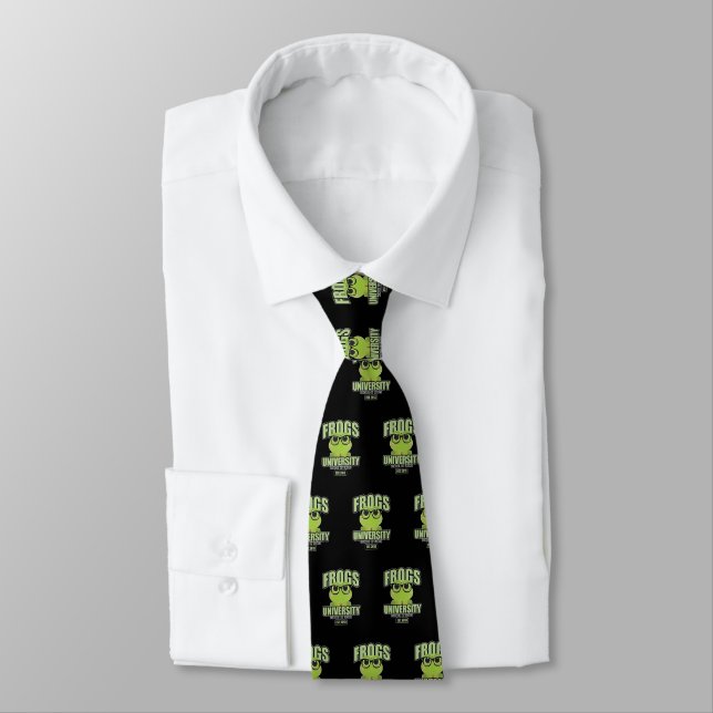 Frogs University Tie (Tied)
