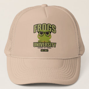 Frogs University Trucker Hat