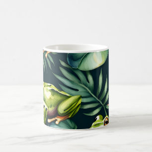 Frogs Watercolor Art  Coffee Mug