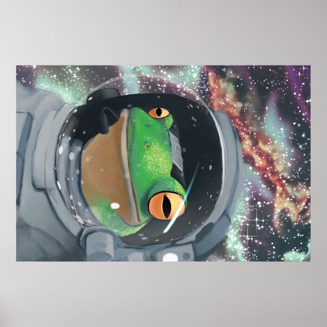 Frogstronaut Poster (Front)