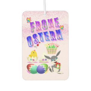 Frohe Ostern Air Freshener