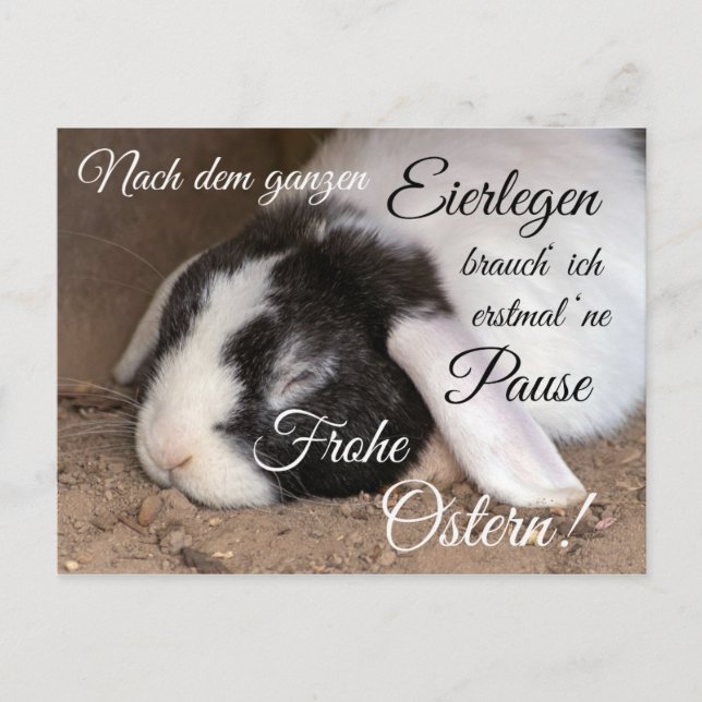 Frohe Ostern für Deine Liebsten! Postcard (Front)