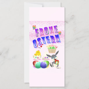 Frohe Ostern Magnetic Invitation