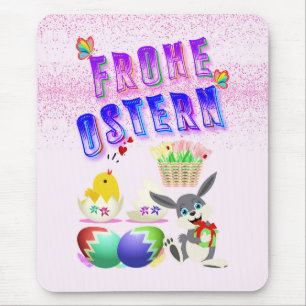 Frohe Ostern Mouse Pad