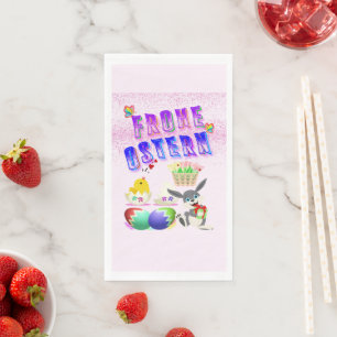 Frohe Ostern Napkin
