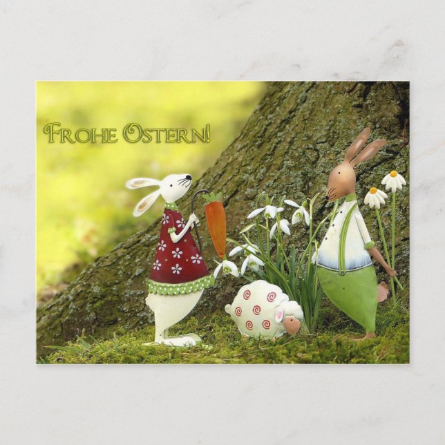 Frohe Ostern Postcard (Front)