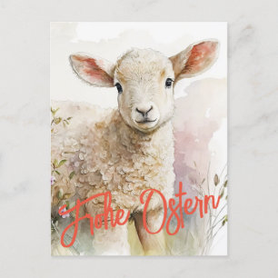 Frohe Ostern Postkarte Postcard