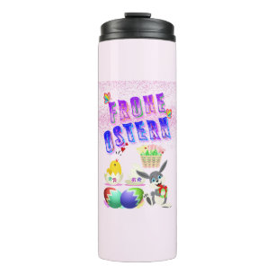 Frohe Ostern Thermal Tumbler