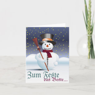 Frohe Weihnacht Holiday Card
