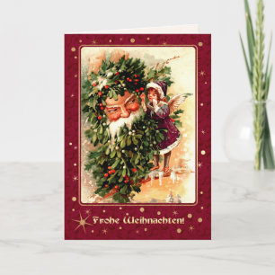 Frohe Weihnachten. Cartes de Noël en allemand