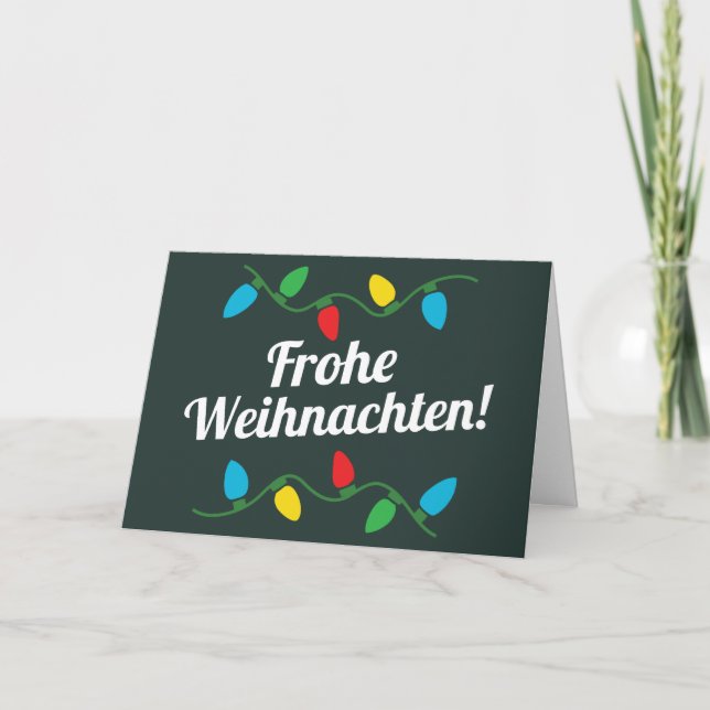 Frohe Weihnachten | German Christmas Card  (Front)