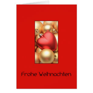 Frohe Weihnachten, german christmas card