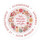 Frohe Weihnachten German Return Address