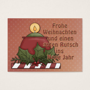 Frohe Weihnachten - Kerzen Motiv