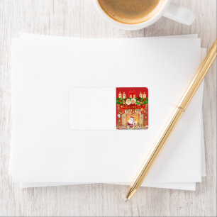 Frohe Weihnachten  Label