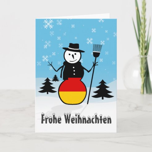 Frohe Weihnachten German Christmas Cards | Zazzle CA