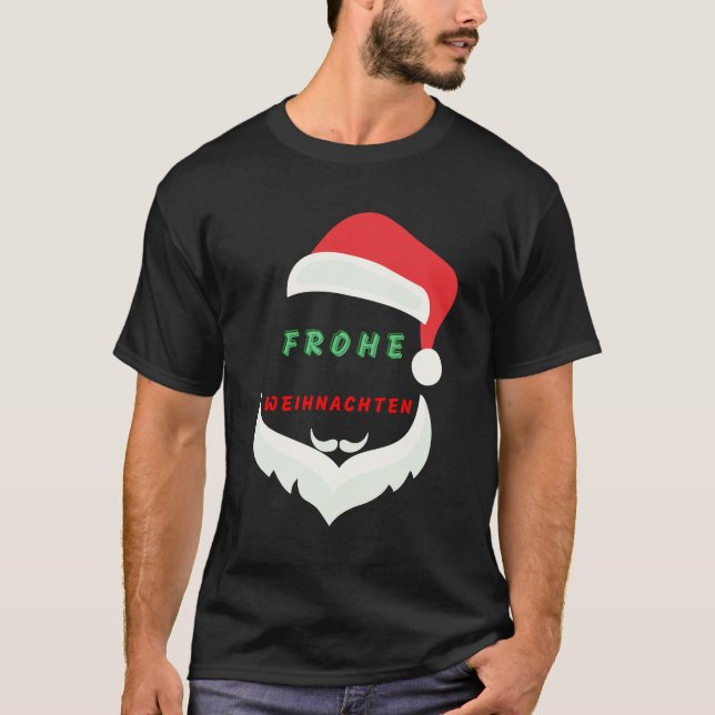 frohe weihnachten  T-Shirt (Front)